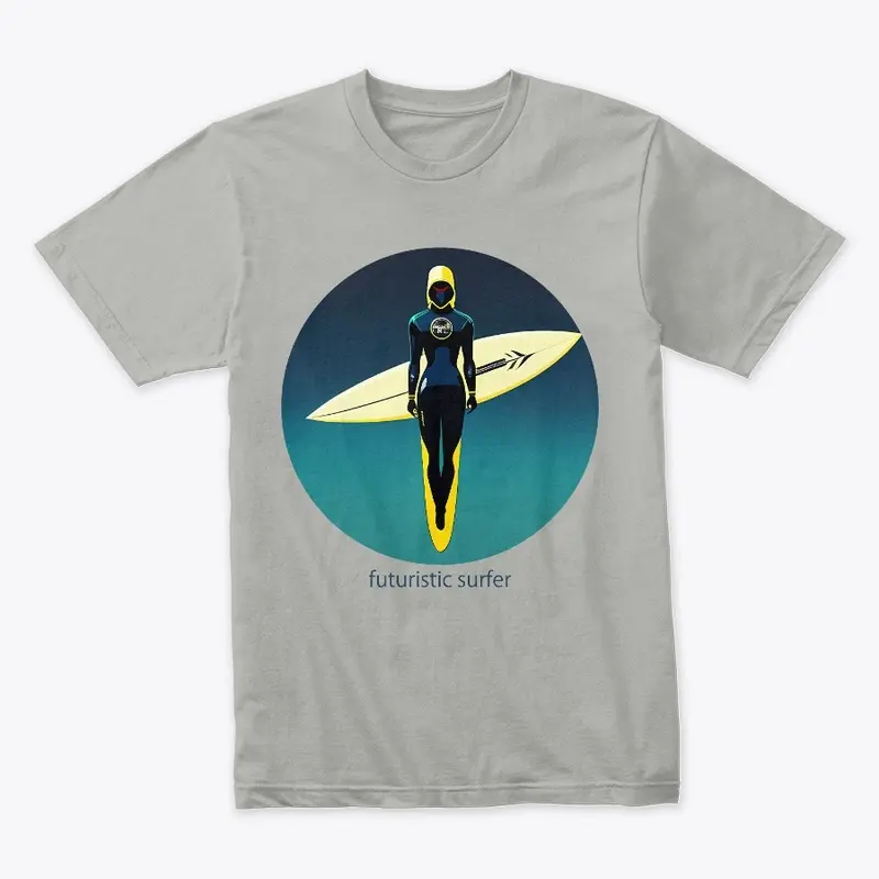 futuristic surfer