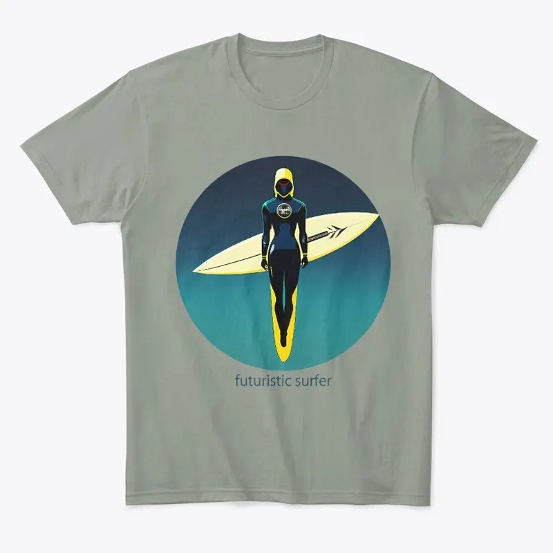 futuristic surfer