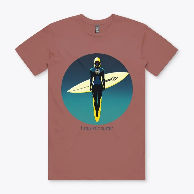 futuristic surfer